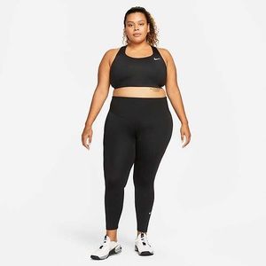 Nike Dri-FIT Swoosh Women's Medium-Support Non-Padded Sports Bra (Plus Size)